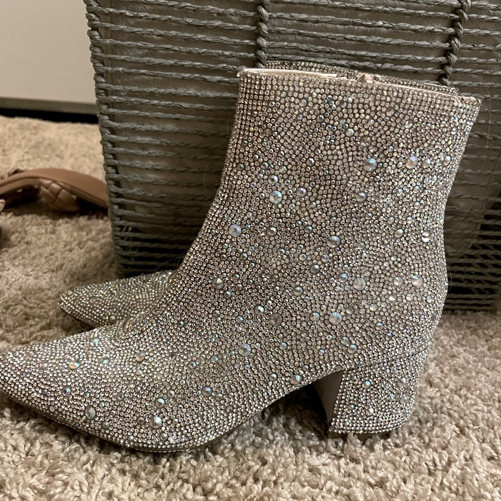 Betsy Johnson Sparkle Booties